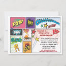 Recherche de superhero invitations Rétro