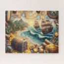 Recherche de trésor puzzles Coloré
