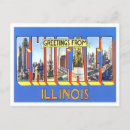 Recherche de l illinois cartes postales Rétro