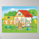 Recherche de fleurs rouges posters Pour enfants