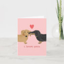Recherche de dachshund saint valentin cartes Weiner