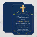 Recherche de cross confirmation invitations Bleu