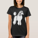 Recherche de de caniche standard tshirts Blanc