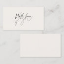 Recherche de amour de correspondances cartes Minimaliste