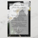 Recherche de programmes de mariage prospectus Fleur