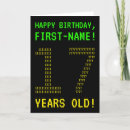 Recherche de 17ème vœux cartes 17 ans