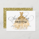 Recherche de gold save the dates 16e anniversaire