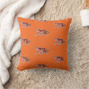 Recherche de motif tigre coussins Orange