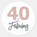 Recherche de anniversaire 40 ans autocollants Quarante