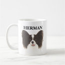 Recherche de papillon noir et blanc tasses Chien