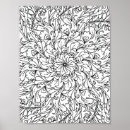 Recherche de motif mandala posters Coloration adulte