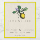 Recherche de de limoncello etiquettes Liqueur de citron