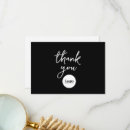 Recherche de logo remerciements cartes Noir