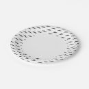 Recherche de motif de moustache assiettes en papier Barbier