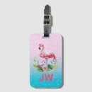 Recherche de flamants roses bagages étiquettes Animaux