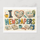 Recherche de journaux cartes postales Illustration