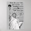 Recherche de refuges posters Immigration