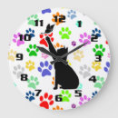 Recherche de chats colorés horloges Mignon