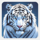 Recherche de tigre bleu autocollants Yeux bleus