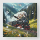 Recherche de machines à vapeur horloges Locomotive