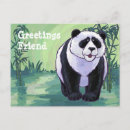 Recherche de pandas géants cartes postales Animaux