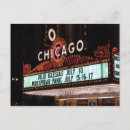 Recherche de théâtre de chicago cartes postales Vintage