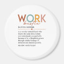 Recherche de humour travail magnets Bestie de travail