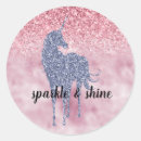 Recherche de licorne brillante autocollants Pour elle