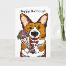Recherche de corgi anniversaire cartes Amant de corgi