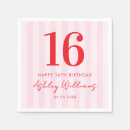 Recherche de seize serviettes Rose