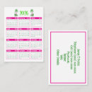 Recherche de calendrier de cartes visite Entreprise