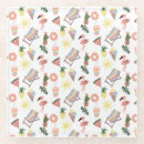 Recherche de flamants roses dessous de verres Motif