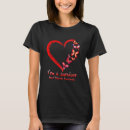 Recherche de maladie cardiaque tshirts Rouge