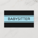 Recherche de babysitting cartes visite Bleu
