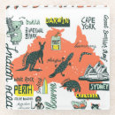 Recherche de savane dessous de verres Illustration