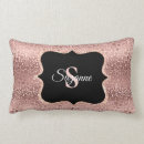 Recherche de rose or coussins Monogrammé