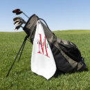 Recherche de sports golf serviettes Monogramme