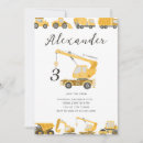 Recherche de camion de chantier invitations Excavatrice