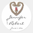 Recherche de noeud rouge autocollants Rose