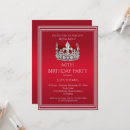Recherche de couronne roi cartes invitations Pour lui