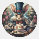 Recherche de le lapin blanc autocollants Chat