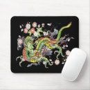 Recherche de dragon vert tapis souris Mythologique