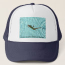 Recherche de natation casquettes Bleu