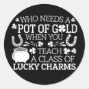 Recherche de leprechaun autocollants Heureux