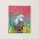 Recherche de oiseau de neige puzzles Coloré