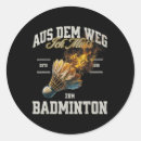 Recherche de de badminton autocollants Joueur