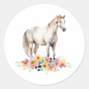 Recherche de chevaux blancs autocollants Jeune fille