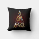 Recherche de paix sur terre coussins Xmas
