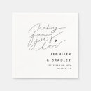 Recherche de fancy cocktail mariage serviettes Typographie