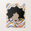 Recherche de visage femme puzzles Illustration